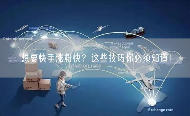 想要快手涨粉快？这些技巧你必须知道！